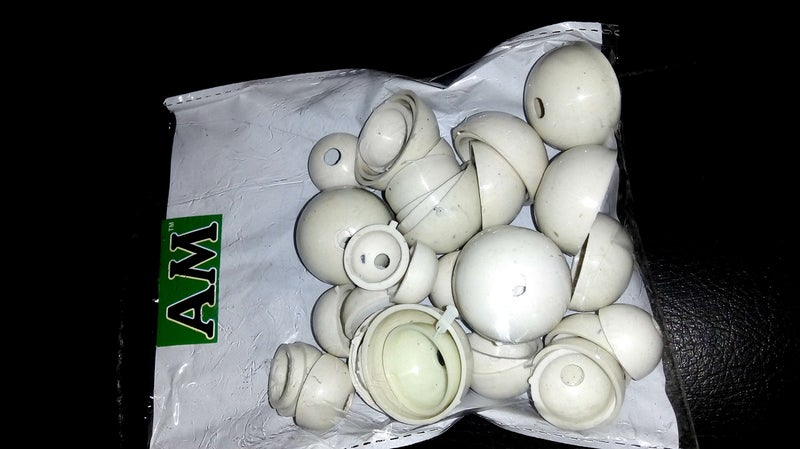 am GOELX Plastic Jhumka Base Xtra Small Size in Dome Shape for Jewellery Making & Thread Wrapped Jewellery - Image 3